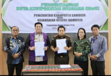 Pemkab Samosir dan Kejari Samosir Perpanjang Kerja Sama Penanganan Masalah Hukum Perdata dan Tata Usaha Negara