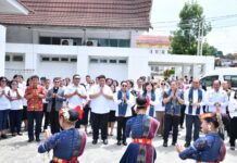 Pembangunan Cathlab RSUD Hadrianus Sinaga Dimulai, Wamenkes RI dan Bupati Samosir Letakkan Batu Pertama