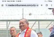 Stola Ulos Berbordir Yang Dikenakan Rapidin Simbolon di Lapas Pangururan Tuai Perhatian, Wendeilyna Soroti Pembuat Stola Ulosnya
